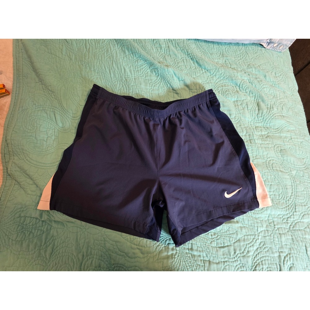 Nike Dri-FIT Womens Navy Blue Running Shorts FD7471-419 L